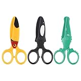 Bastelschere mit komfortablem Griff, Kinder-Trainingsschere, Cartoon-Tierschere,...