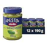 Barilla Pesto alla Genovese 12x190g | Glutenfreie Italienische Pasta-Sauce mit...