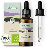 nedura® BIO Lavendelöl [100% NATURREIN] - Echter Lavendel aus Spanien -...