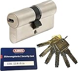 ABUS EC660 Profil-Doppelzylinder Länge (a/b) 40/40mm (c=80mm) mit 6 Schlüssel,...