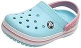 Crocs Unisex Kids Crocband Clog K, Ice Blue/White, 36/37 EU