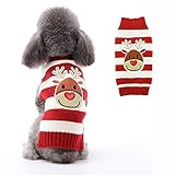 PETCARE Hundepullover Weihnachten Hund Rollkragenpullover Weihnachten Muster...