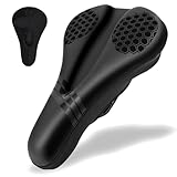 auvstar Fahrradsattel Überzug,Fahrrad Sattelkissen,Ergonomischer Fahrrad Gel...