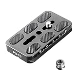 Manbily Kamera Schnellwechselplatte Quick Release Plate Kugelkopf 1/4 Zoll - 3/8...