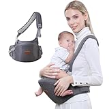 Ergonomische Babytrage, SUNVENO Baby Hüftsitzträger, Baby Hüftsitz mit...