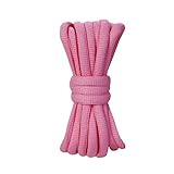 BupiMufi 9mm Breite Strong Schnürsenkel Ovale Senkel für Dunk 140CM Rosa