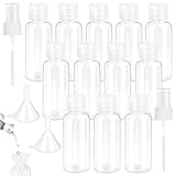 SPEACOUR 12 Stück Reiseflaschen Set 30ml Plastikflasche Transparent Leere...