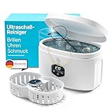 KLARBERG® Ultraschallreinigungsgerät Brille, Schmuck uvm. I 600ml...