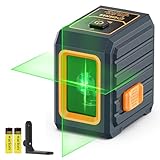 Kreuzlinienlaser, CIGMAN Grüner Kreuzlaser Selbstnivellierend Linienlaser, 30m...