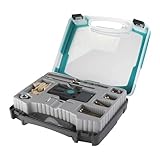 wolfcraft Undercover Jig Set - 4642000 – Bohrschablone und Zubehör für versteckte Holzverbindungen, unsichtbares Verschrauben im Möbelbau - Taschenlochbohrungen - Made in Europe