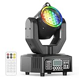 Mini Moving Head Beam Bühnenlicht 30W, Spot Discolicht RGB LED mit...