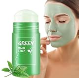 Green Mask Stick, Porenreiniger für reine Haut, Feuchtigkeit & ölfreie Balance...