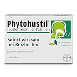 Die 20er Packung der Phytohustil Hustenreizstiller Pastillen in praktischen...
