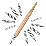 ZEYIYER 11 Stück Kalligraphie Stift Set, Comic-Feder-Set, G-Feder-Tintenfeder,...
