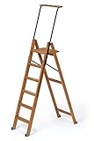 Arredamenti Italia Leiter 170/6 TUSCANIA; Holz - 6 Stufen - zusammenklappbar -...
