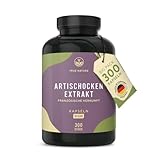 Artischocken Kapseln Hochdosiert – 2400 mg pro Dosis – 60 mg Cynarin –...