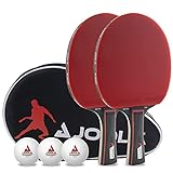 JOOLA Tischtennis Set Duo PRO 2 Tischtennisschläger + 3 Tischtennisbälle +...