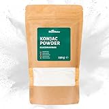 RheinNatur Konjak-Pulver 250 g - Glucomannan aus der Konjakwurzel - Natürlicher...