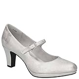 Easy Street Damen Zest Pumps, Silber, 38.5 EU X-Weit