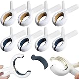 8 Stück Große Handtuchklammern für Strandliegen, Winddicht Wäscheklammern,...