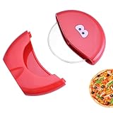INGJIA Pizzaschneider, Perfekte Scheiben jedes Mal, Extra leichtes Schneiden,...