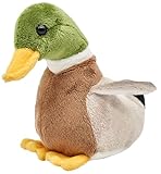 Uni-Toys - Ente (ohne Stimme) - 16 cm (Länge) - Plüsch-Vogel - Plüschtier,...