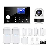 Alarmanlage Haus mit Kamera, WiFi+GSM Alarmanlage mit Telefon-APP-Alarm,...