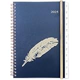 Kalender 2025 A5 Wochenplaner Deutsch, 1 Woche 2 Seiten mit Tabs, Tasche, Mehr...