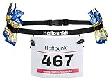 Haftpunkt Startnummernband (incl. 6 Gel Halter) zur Startnummer Befestigung -...