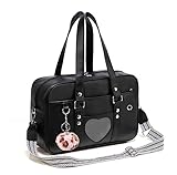 Chillpaper Große japanische Schul-Umhängetasche, Kunstleder-Tragetasche,...