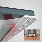 4-WAY Fach Silikon Dichtlippe Schmutzlippe für Kaminplatte Glasboden,...