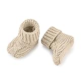 Weiche Babyschuhe gestrickt, Babychucks Unisex Strickschuhe, warme gehäkelte...