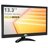 Kenowa 13,3 Zoll VGA Tragbarer Monitor FHD 1366 * 768 Bildschirm LCD Externe...