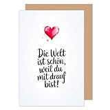 Edition Seidel Premium Geburtstagskarte mit Umschlag. Glückwunschkarte...