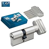 BASI | V55 Profil-Knaufzylinder K35/30 mm | Doppelzylinder für Hauseingangs-...
