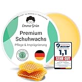 Emma Grün® Schuhwachs Farblos Lederpflege & Schuhpflege 100ml [MIT...