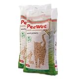 PeeWee 28 L / 18 KG Holzstreu Katzenstreu Einstreu Bio Öko Streu Pellets...