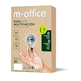 Recyclingpapier, DIN A4, 80 g, Papier für Kopierer und Drucker, 1 Packung mit...