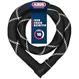 ABUS Kettenschloss Iven Chain 8210 – Fahrradschloss aus gehärtetem Stahl –...