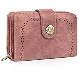 TEUEN Geldbeutel Damen Große Kapazität PU Leder Vintage Portemonnaie...