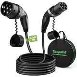 ECOPOINT Typ 2 Ladekabel für Elektrofahrzeuge, 22 kW, tragbares 3-Phasen...