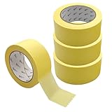 ARLI Malerkrepp 4x Abdeckklebeband 48 mm x 50m Kreppband Maler Krepp Malerband...
