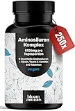 Aminosäuren Komplex Hochdosiert - 250 Tabletten - 6105 mg pro Tagesportion mit...