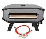 Cozze® 13' Gas-Pizzaofen mit integriertem Thermometer, hochwertigem Pizzastein,...