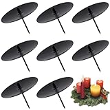 Kerzenhalter Adventskranz Ø 6cm, 8 Stück Advents Kerzenhalter für...