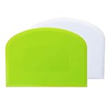 Teigschaber Teigschaberkarte Silikon 2 Stück,Dough Scraper card Spatelset für...