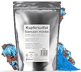 SOLUP Kupfersulfat Pentahydrat 900g I CuSO4 * 5H2O Kupfervitriol I Kupfersulfat...