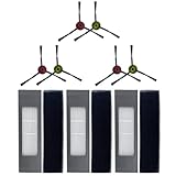 10 Stück Seitenbürsten Ersatzteile für Ecovacs Deebot, Zubehör Set für...