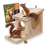 wildtier herz I Eichhörnchen Futterhaus Spielhaus wetterfest I Aus...