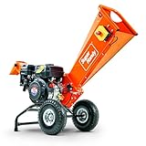 SuperHandy Holzhäcksler, Asthäcksler, Benzin häcksler 196cc Motor robust...